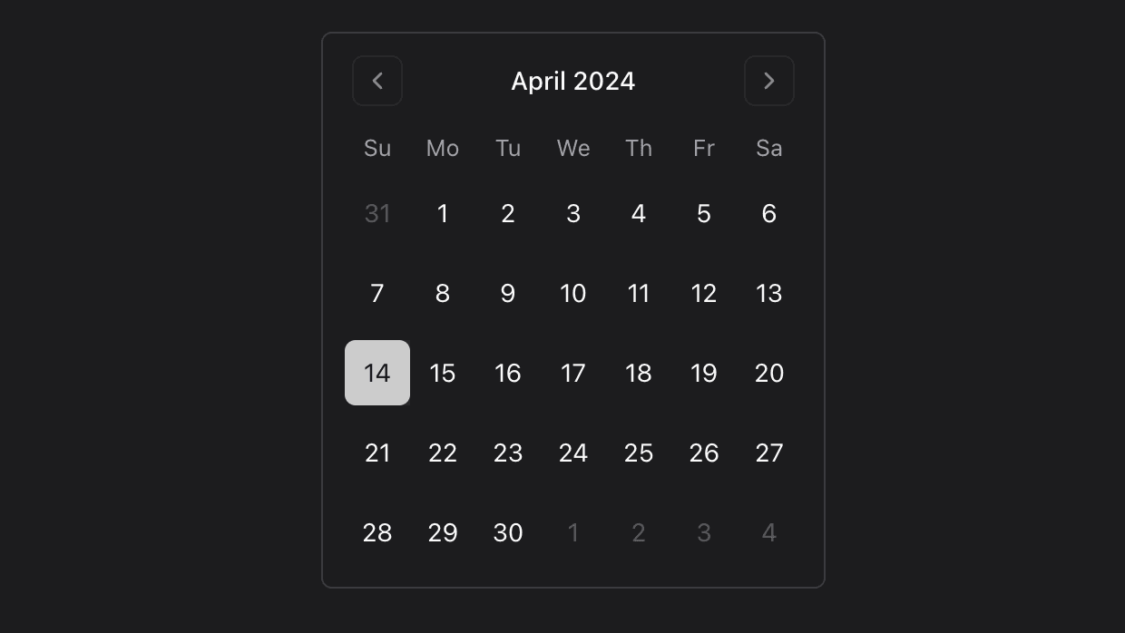 Calendar Picker image